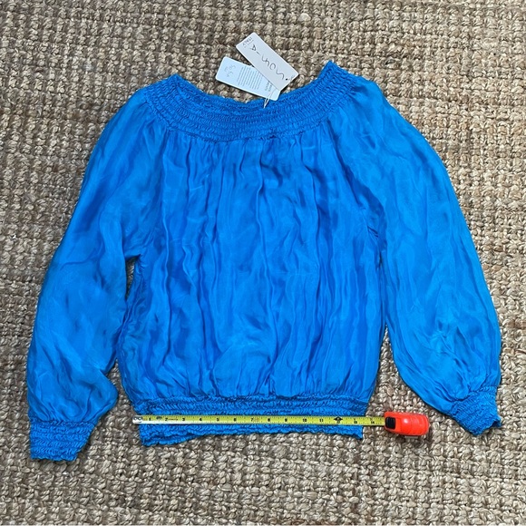 NWT Sofia Made in Italy Silk Blouse - Picture 4 of 8